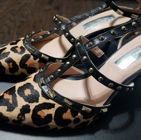 I.N.C Carma Leopard Kitten Heels Size 6 - Picture 4 of 7